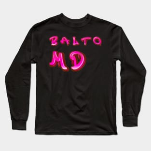BALTO MD STREET ART DESIGN Long Sleeve T-Shirt